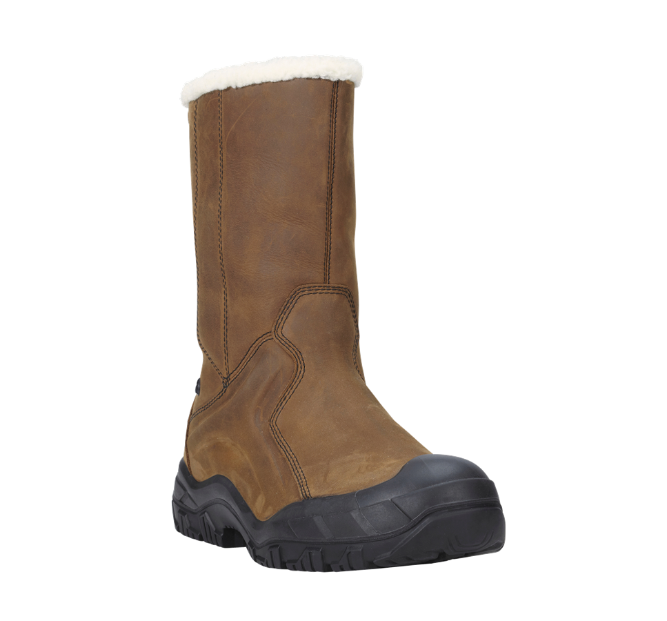 Secondary image S7 Safety slip-on boots e.s. Okomu high brown