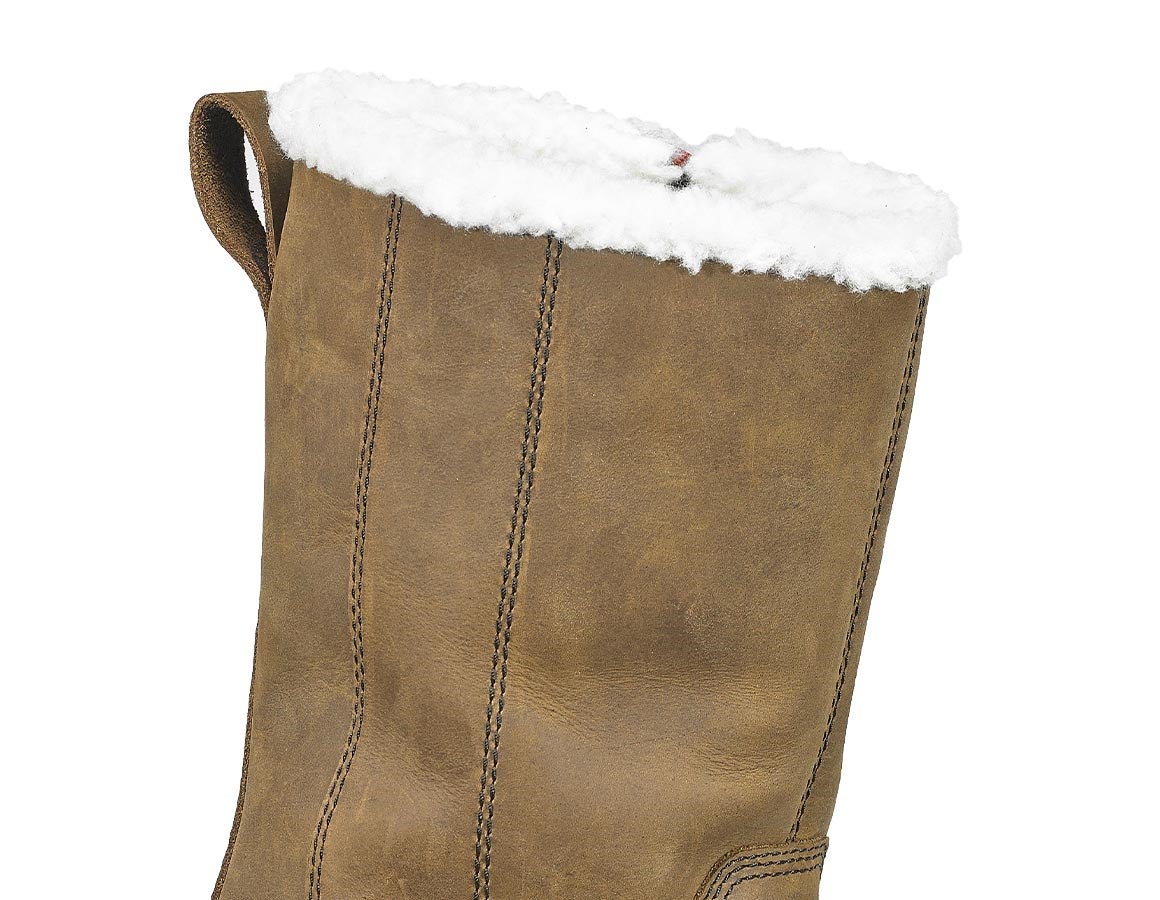 Detailed image S7 Safety slip-on boots e.s. Okomu high brown