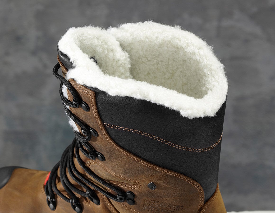 Detailed image S7 Safety boots e.s. Okomu high brown