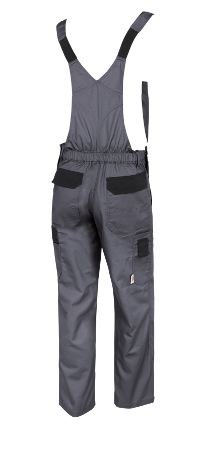 Secondary image STONEKIT Bib & Brace Odense grey/black