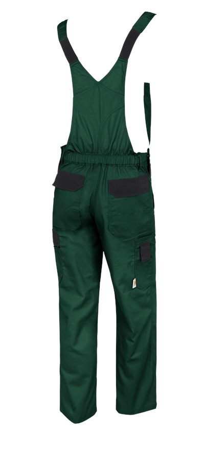 Secondary image STONEKIT Bib & Brace Odense green/black