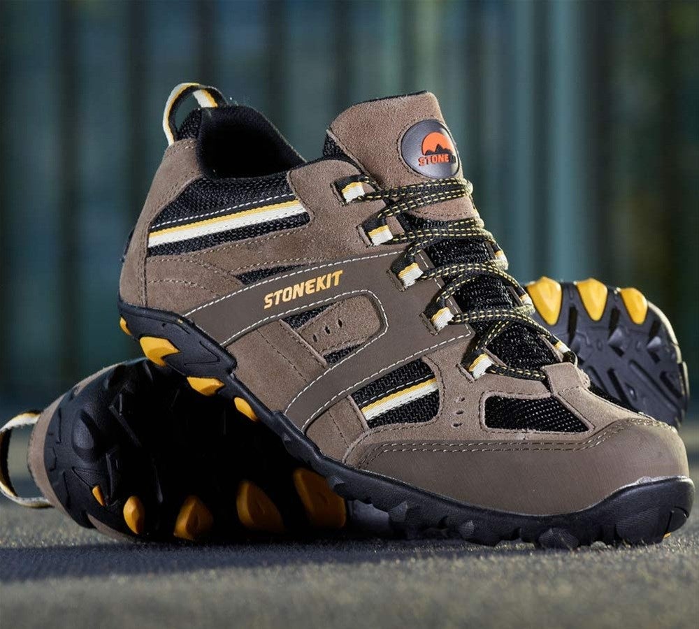 Main action image STONEKIT S1 Safety shoes Zürich beige/black/yellow