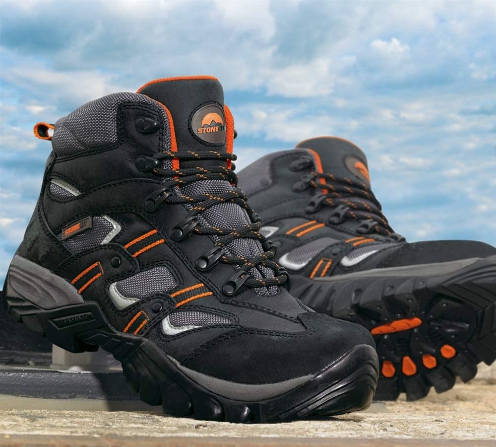 Main action image STONEKIT S3 Safety boots Torino black/orange