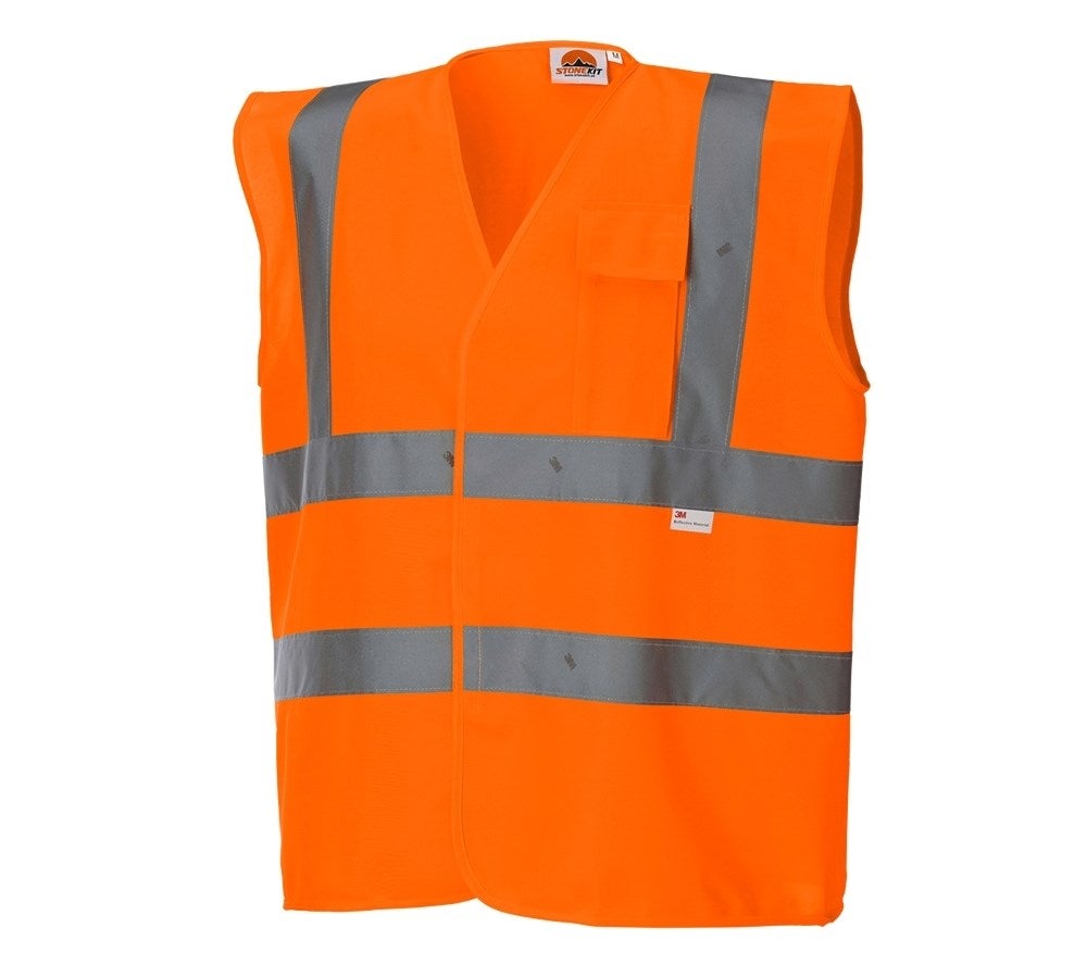 Primary image STONEKIT High-vis bodywarmer with pocket high-vis orange