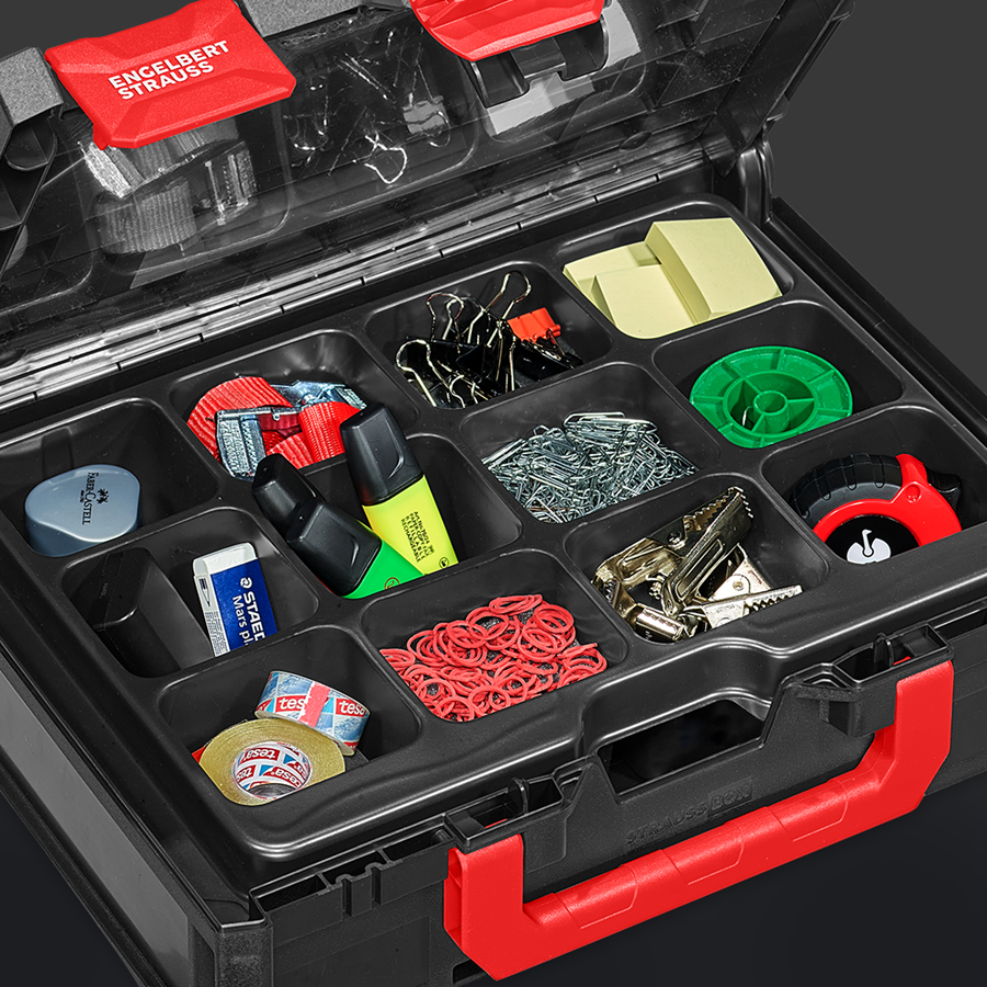 Detailed image STRAUSSbox tool insert 12 sections midi 118 undefined