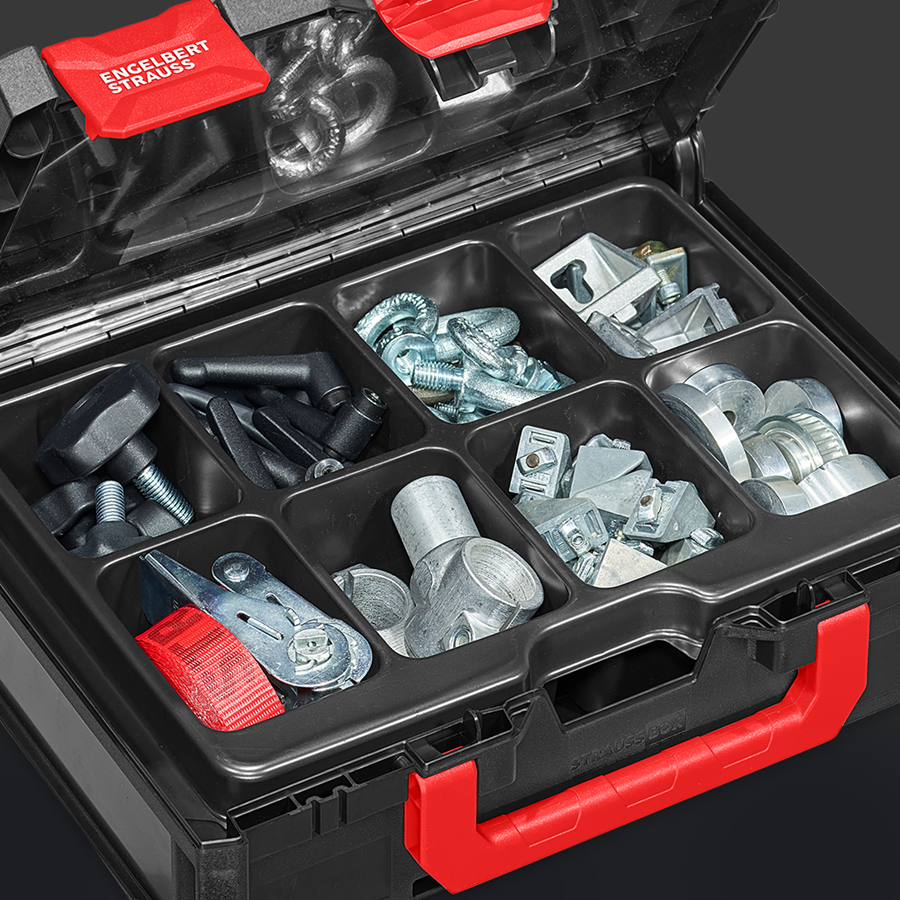 Detailed image STRAUSSbox tool insert 8 sections midi 118 undefined