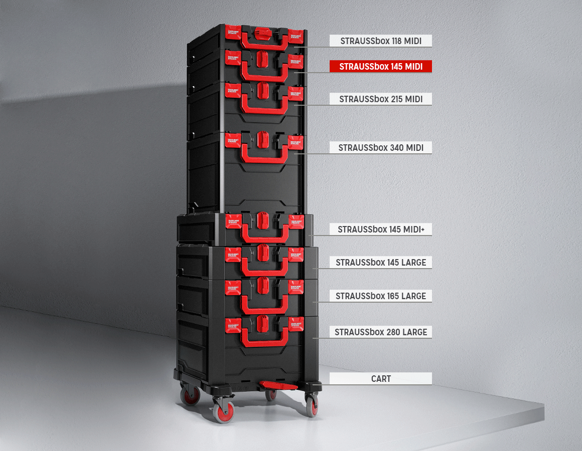 Additional image 5 STRAUSSbox 145 midi black/red