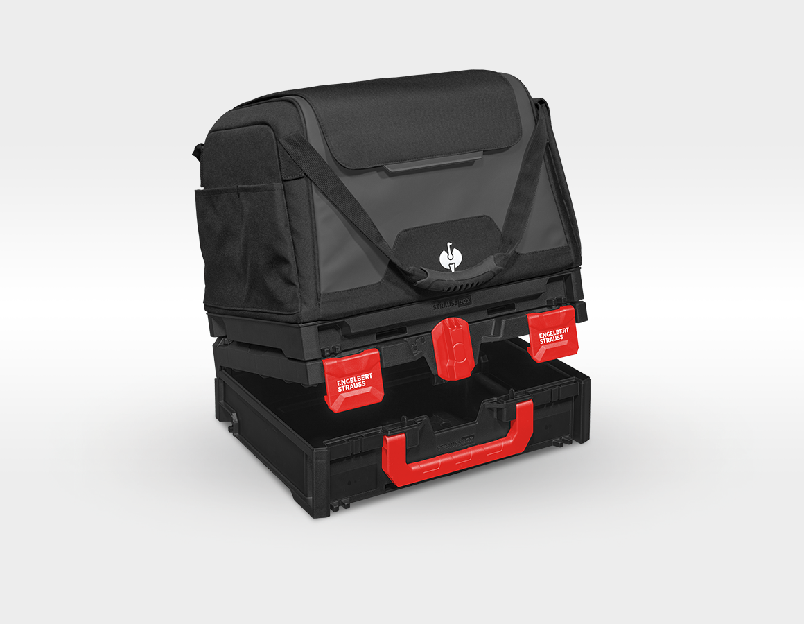 Additional image 2 STRAUSSbox tool bag, closed black