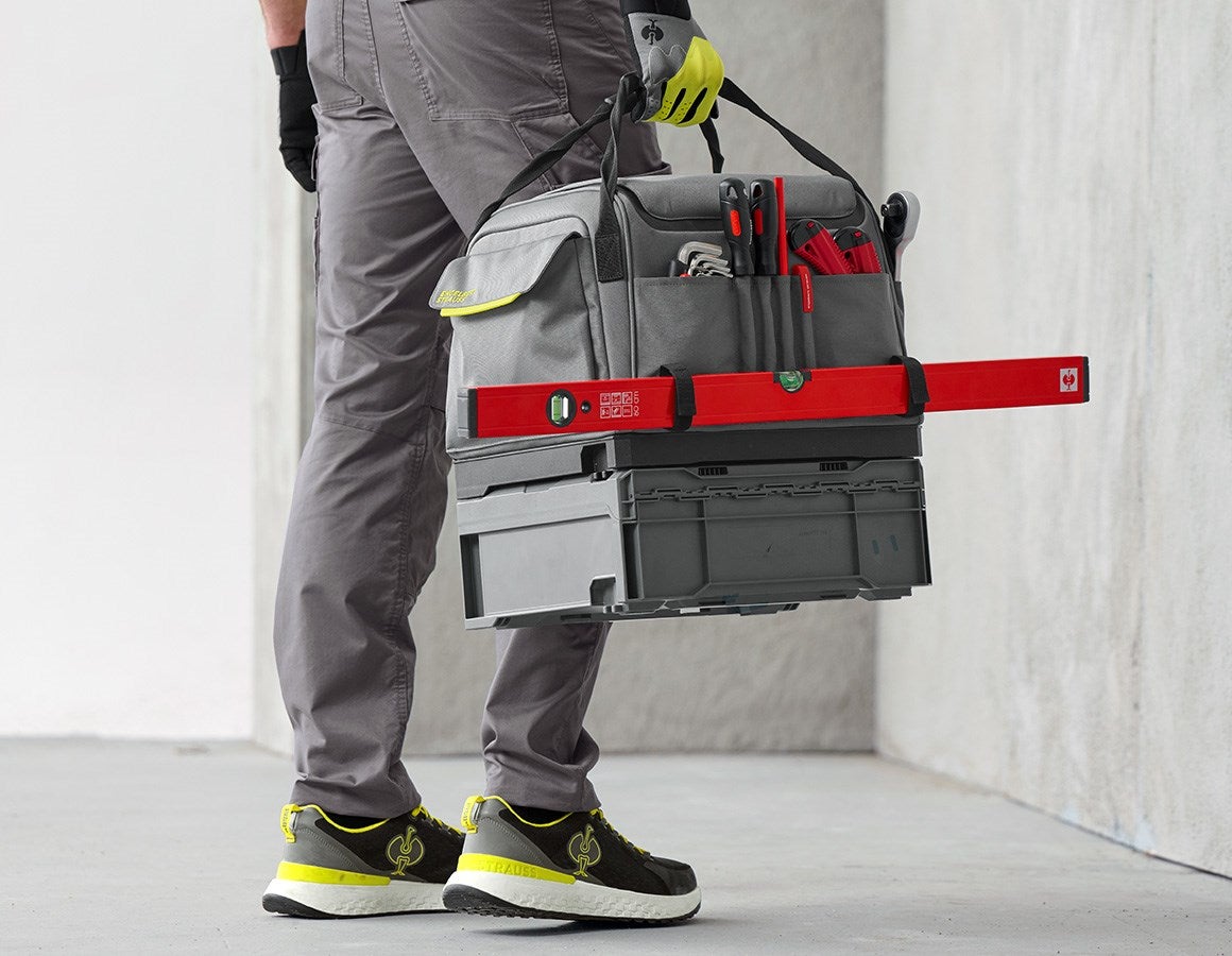 Additional image 3 STRAUSSbox tool bag, closed basaltgrey/acid yellow