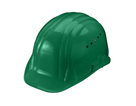 Primary image Safety helmet Baumeister, 6-point, rotary fastener green