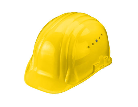 Primary image Safety helmet Baumeister, 6-point, rotary fastener yellow