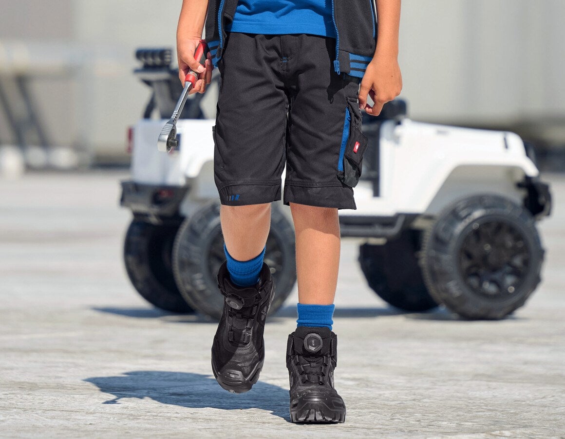 Main action image Shorts e.s.motion 2020, children's graphite/gentianblue