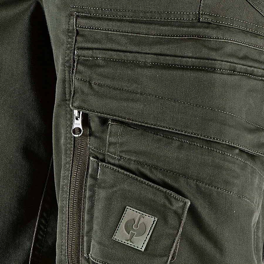 Detailed image Shorts e.s.motion ten, ladies' disguisegreen