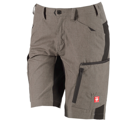 Primary image Shorts e.s.vision, ladies' stone melange/black