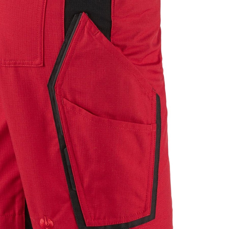 Detailed image Shorts e.s.vision, ladies' red/black