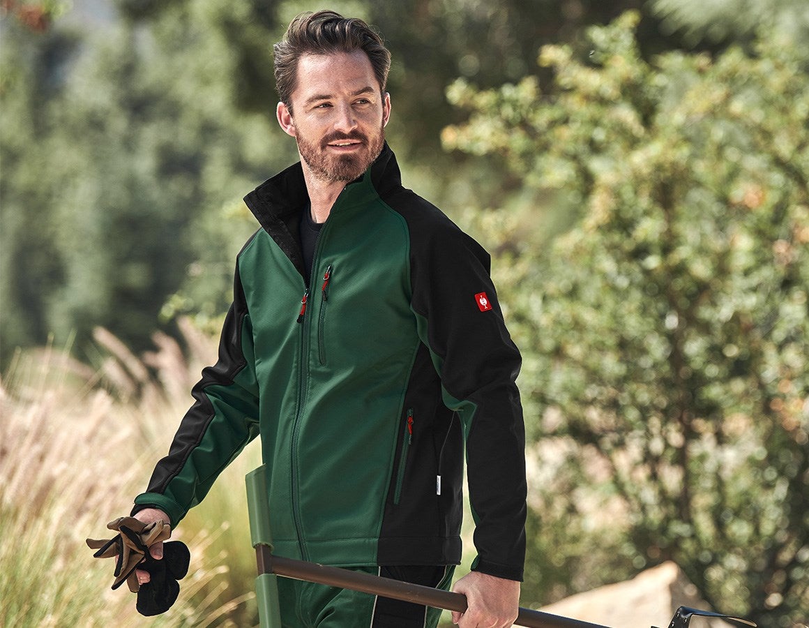 Additional image 1 Softshell Jacket dryplexx® softlight green/black