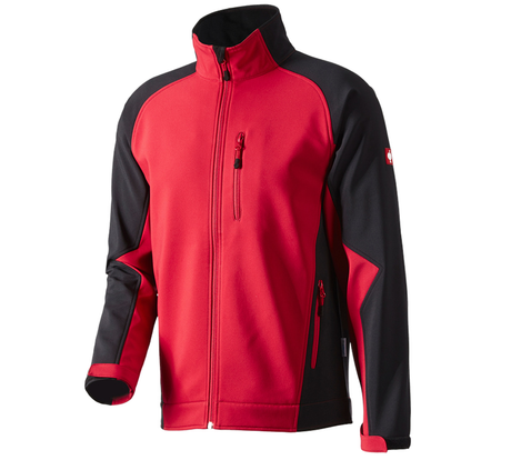 Primary image Softshell Jacket dryplexx® softlight red/black