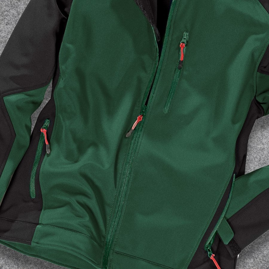 Detailed image Softshell Jacket dryplexx® softlight green/black