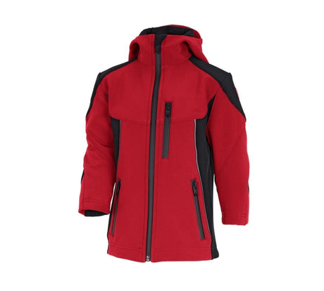 Primary image Softshell jacket e.s.vision, children’s red/black