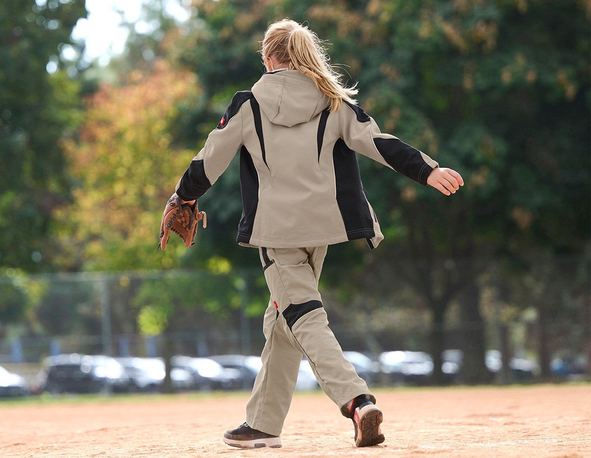 Additional image 3 Softshell jacket e.s.vision, children’s clay/black