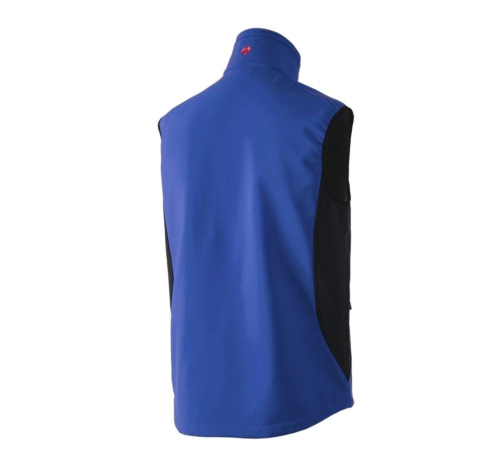 Secondary image Softshell bodywarmer dryplexx® softlight royalblue/black
