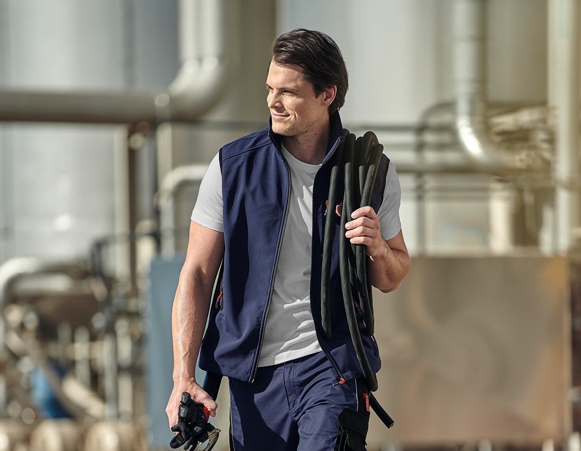 Additional image 1 Softshell bodywarmer dryplexx® softlight navy/black