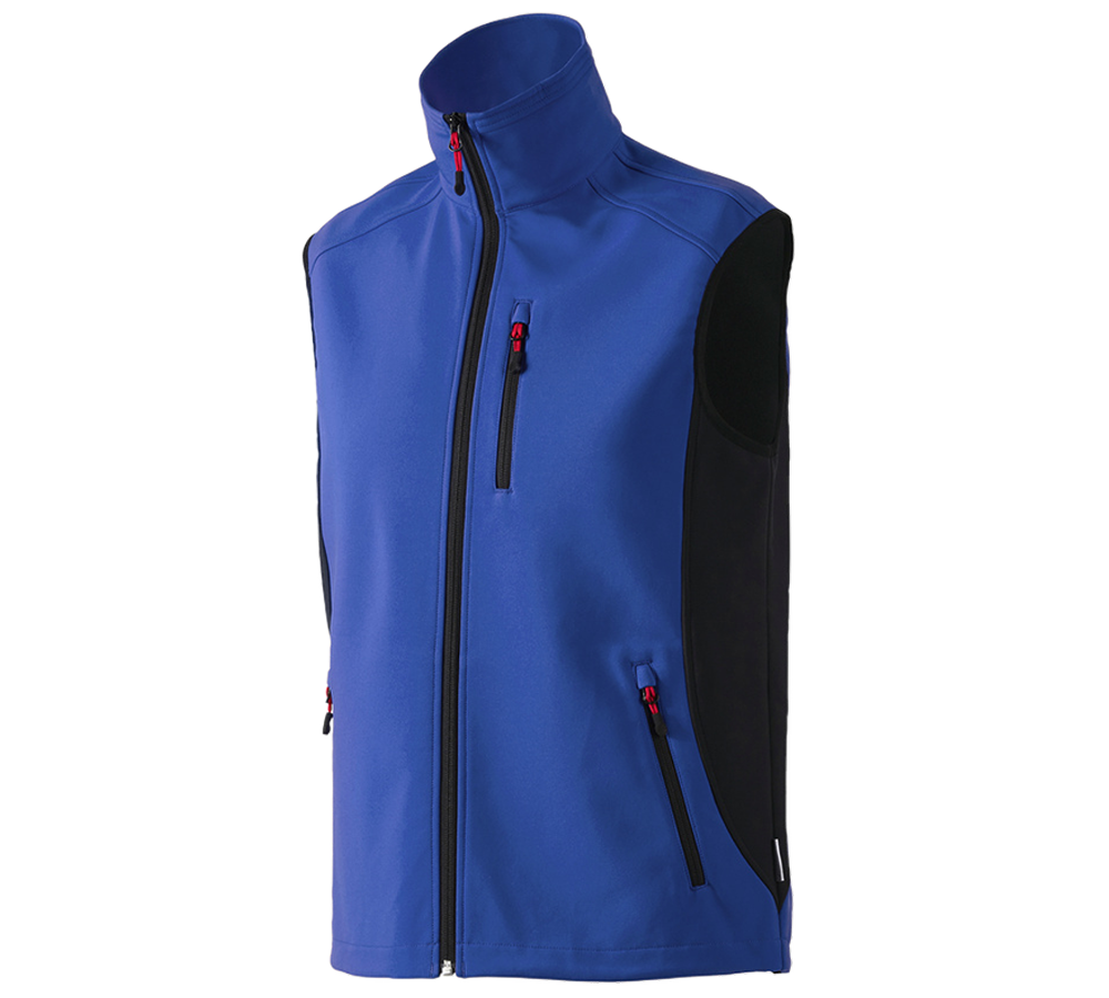 Primary image Softshell bodywarmer dryplexx® softlight royalblue/black