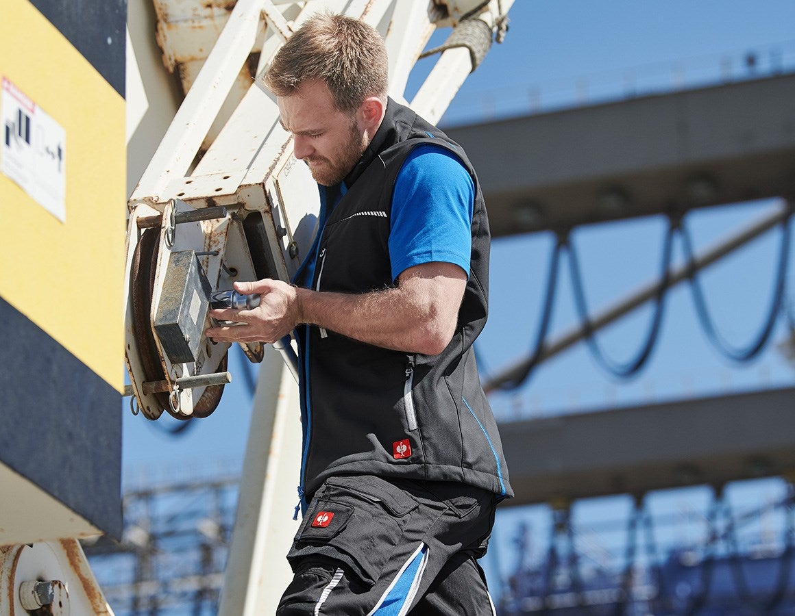 Additional image 3 Softshell bodywarmer e.s.motion 2020 graphite/gentianblue