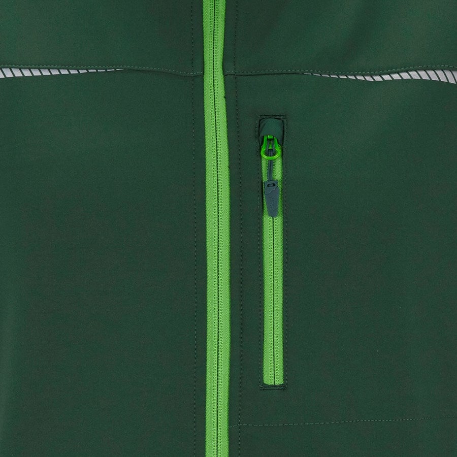 Detailed image Softshell bodywarmer e.s.motion 2020 green/seagreen