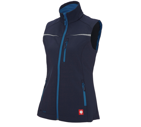 Primary image Softshell bodywarmer e.s.motion 2020, ladies' navy/atoll