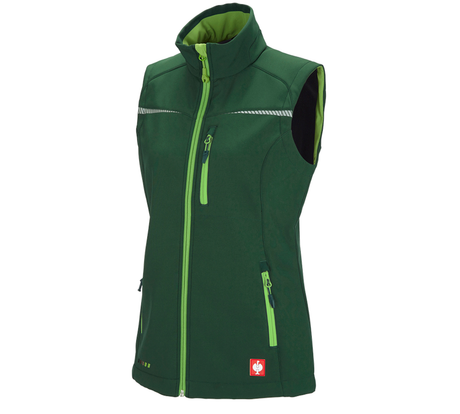 Primary image Softshell bodywarmer e.s.motion 2020, ladies' green/seagreen