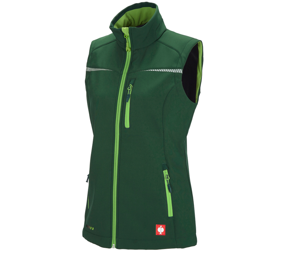Primary image Softshell bodywarmer e.s.motion 2020, ladies' green/seagreen