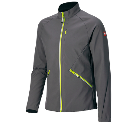 Primary image Softshell jacket e.s.ambition anthracite/high-vis yellow