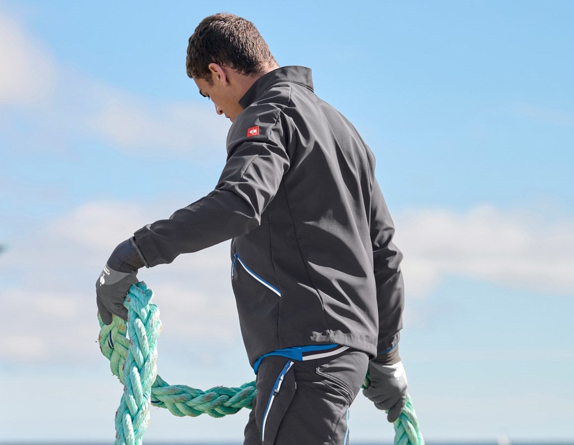 Additional image 1 Softshell jacket e.s.ambition graphite/gentianblue