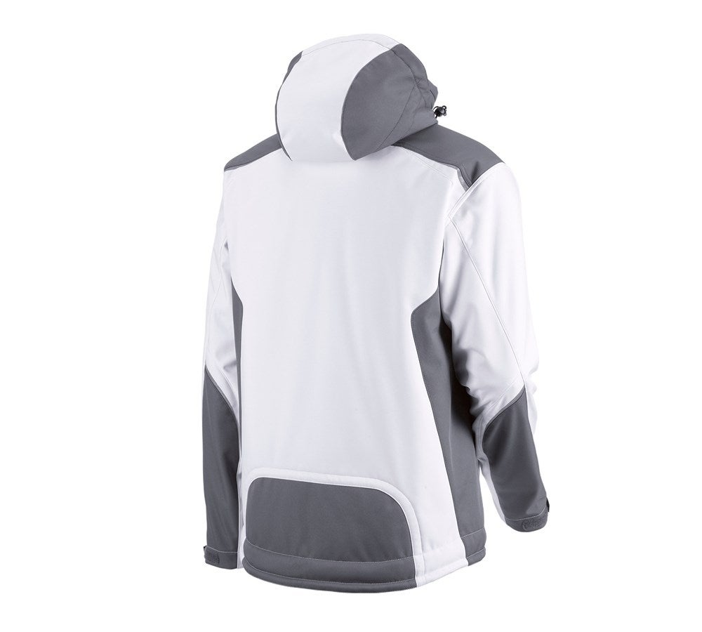 Secondary image Softshell jacket e.s.motion white/grey