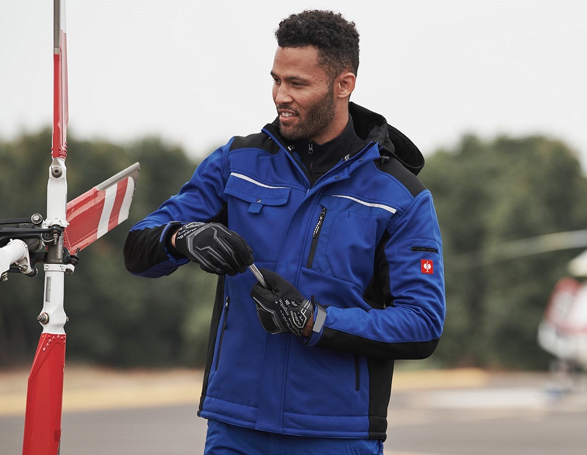 Additional image 5 Softshell jacket e.s.motion royalblue/black