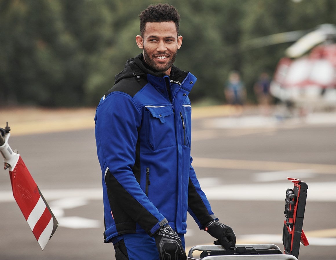 Additional image 6 Softshell jacket e.s.motion royalblue/black