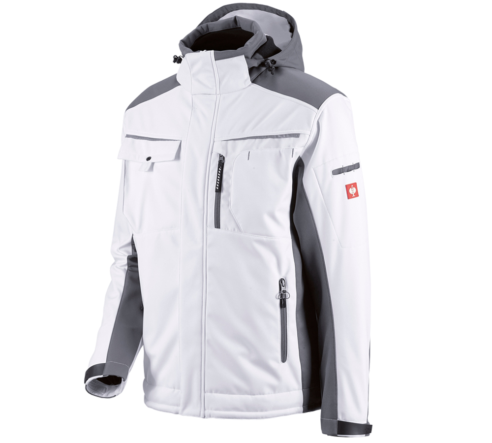 Primary image Softshell jacket e.s.motion white/grey