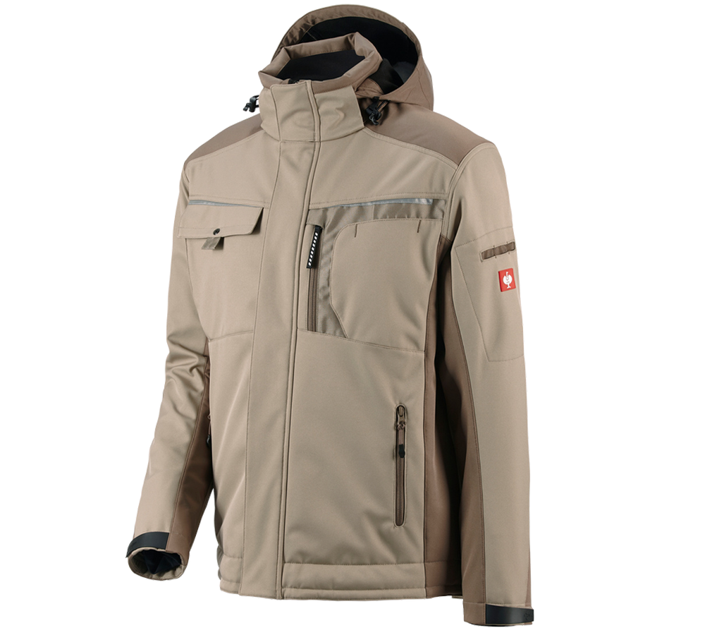 Primary image Softshell jacket e.s.motion clay/peat