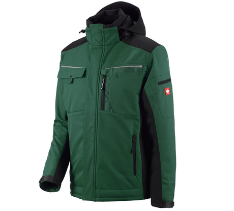 Primary image Softshell jacket e.s.motion green/black