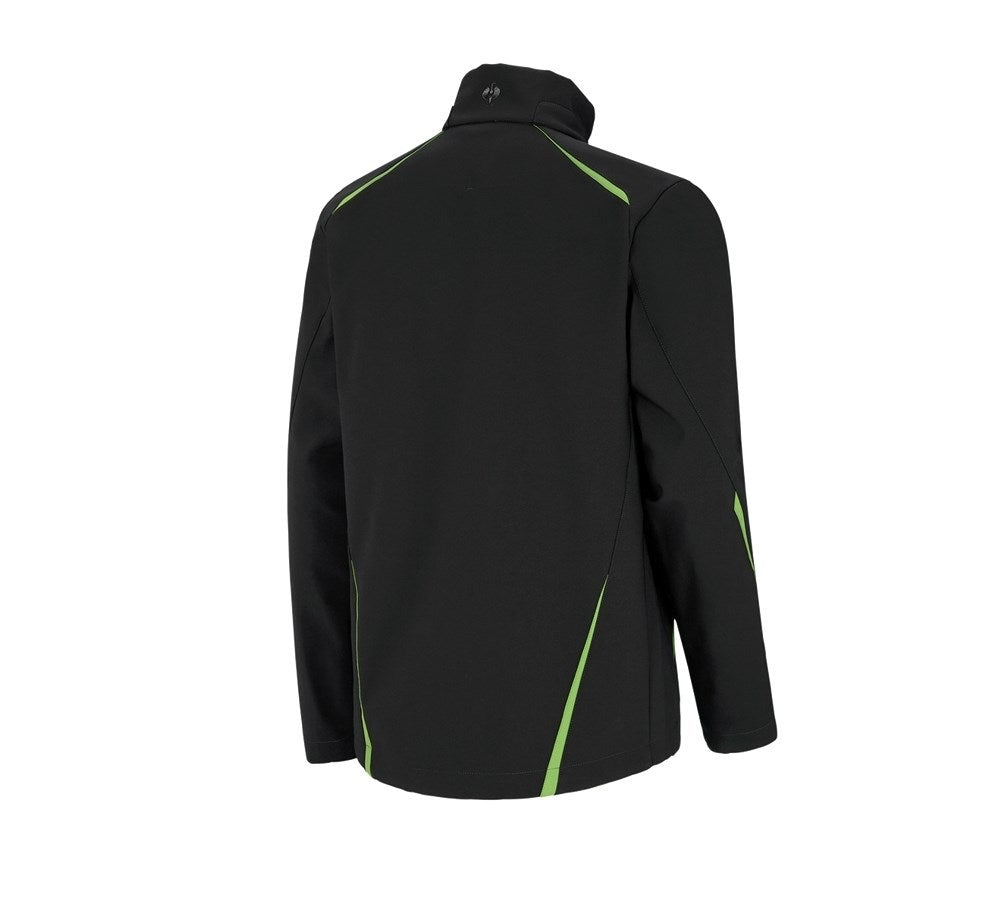 Secondary image Softshell jacket e.s.motion 2020 black/seagreen