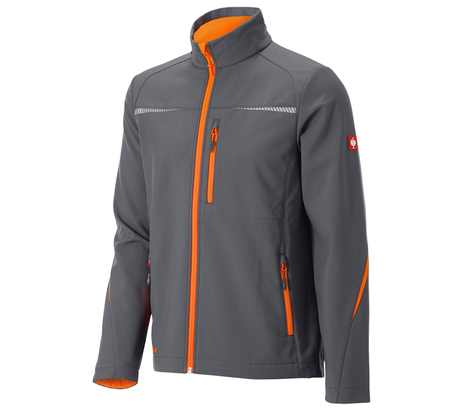 Primary image Softshell jacket e.s.motion 2020 anthracite/high-vis orange