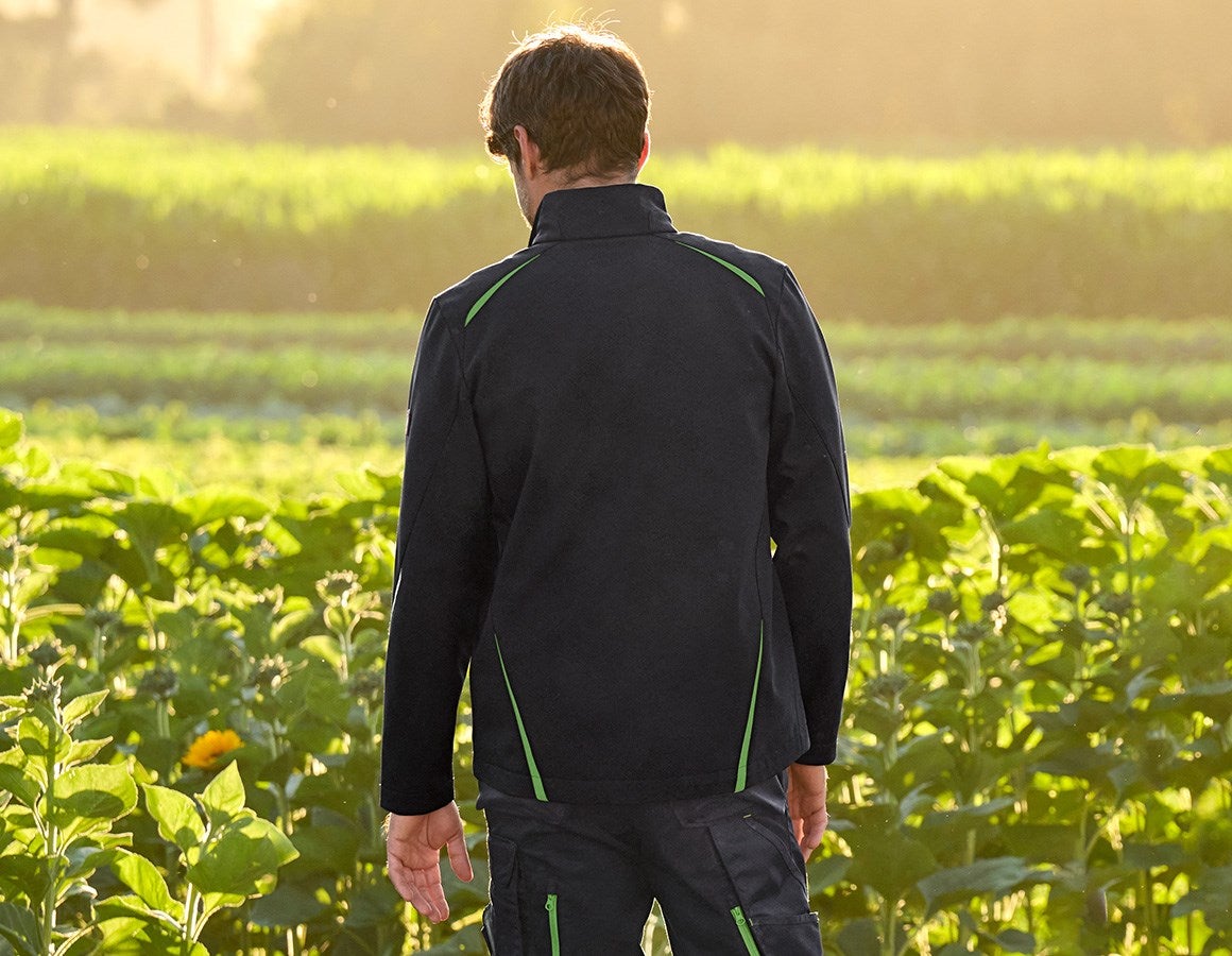 Additional image 3 Softshell jacket e.s.motion 2020 black/seagreen