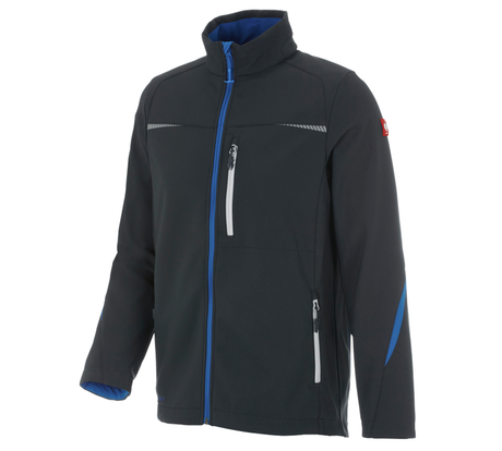 Primary image Softshell jacket e.s.motion 2020 graphite/gentianblue
