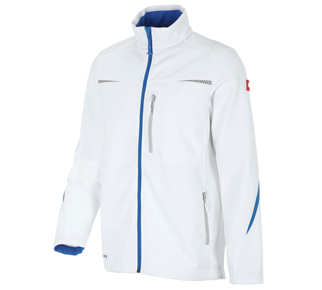 Primary image Softshell jacket e.s.motion 2020 white/gentianblue