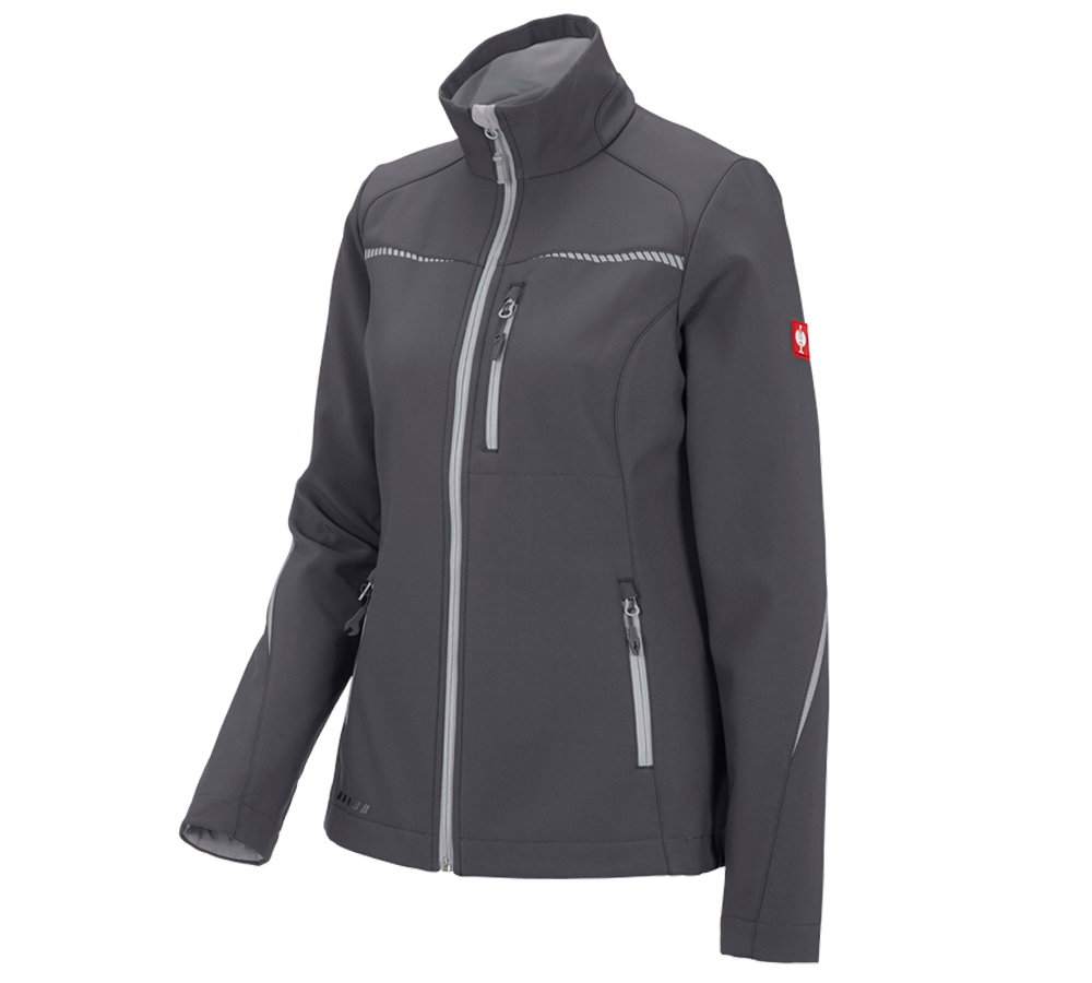 Primary image Softshell jacket e.s.motion 2020, ladies' anthracite/platinum