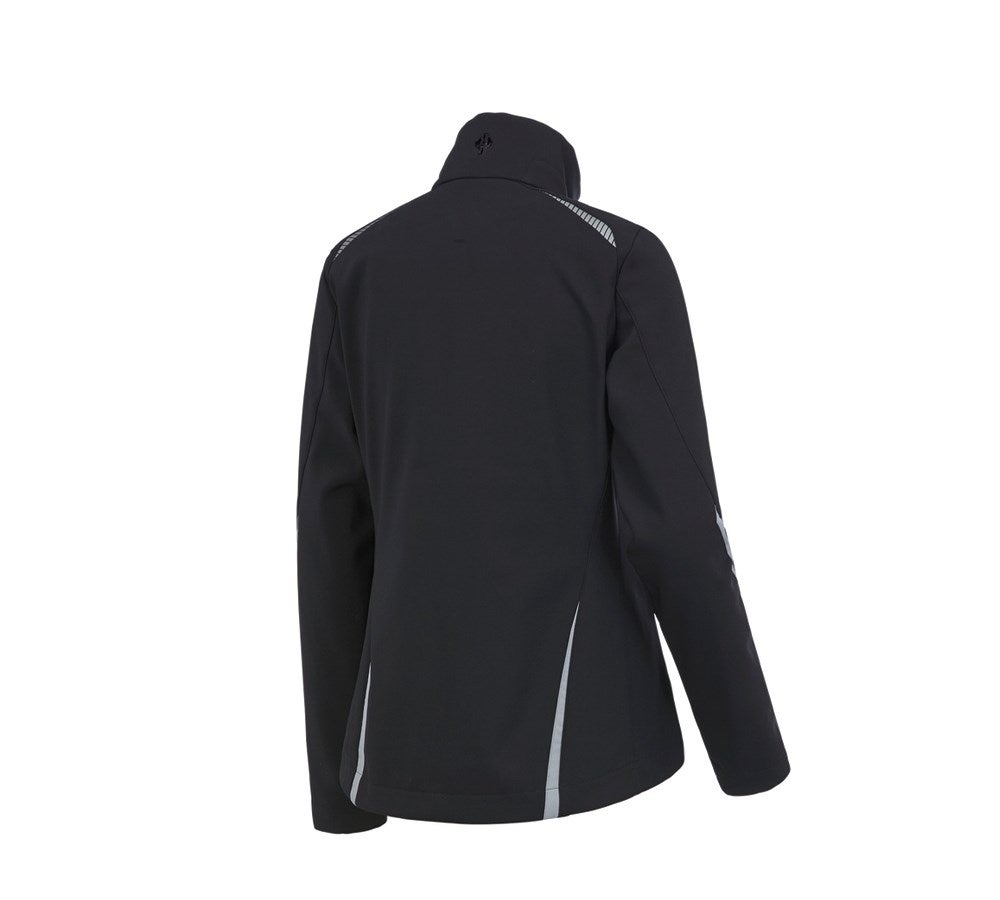 Secondary image Softshell jacket e.s.motion 2020, ladies' black/platinum