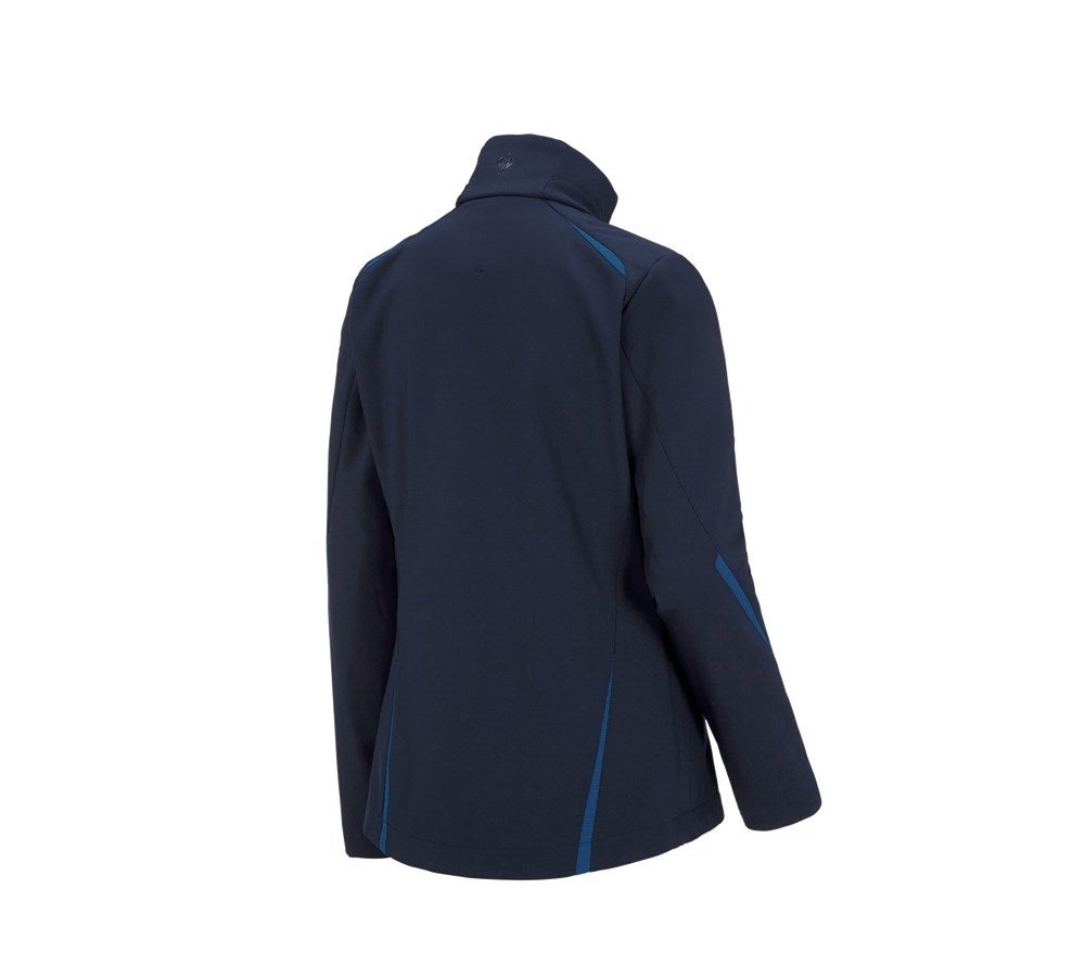 Secondary image Softshell jacket e.s.motion 2020, ladies' navy/atoll