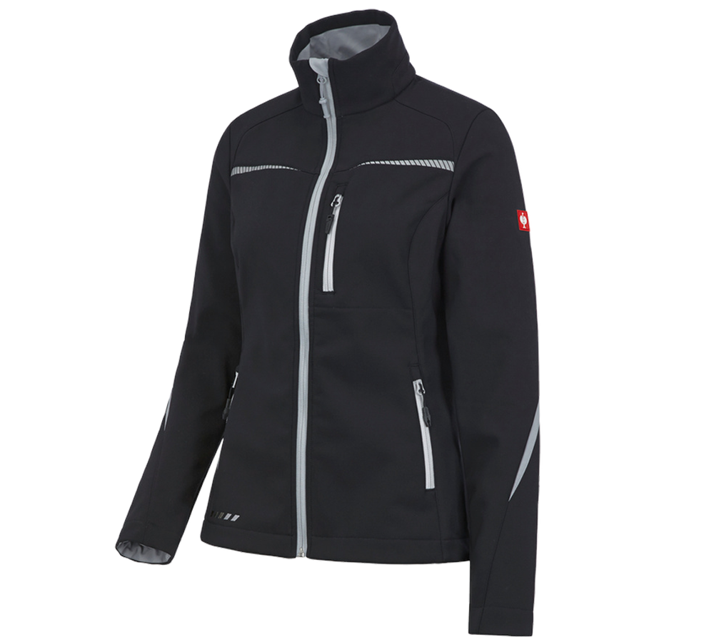 Primary image Softshell jacket e.s.motion 2020, ladies' black/platinum
