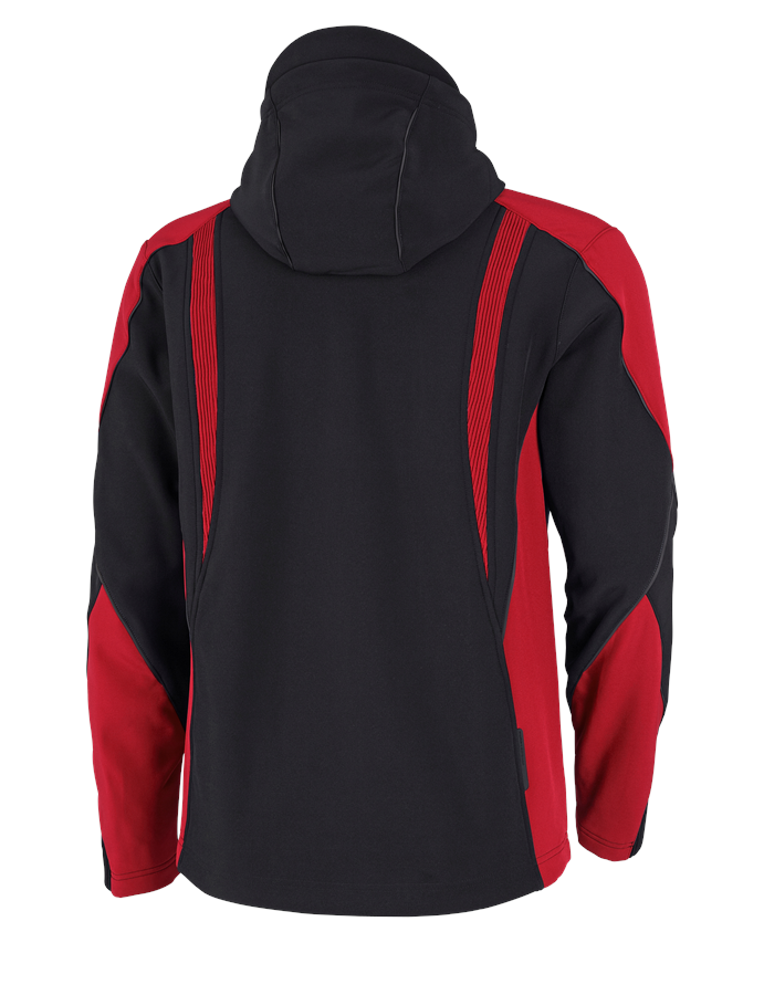 Secondary image Softshell jacket e.s.vision black/red